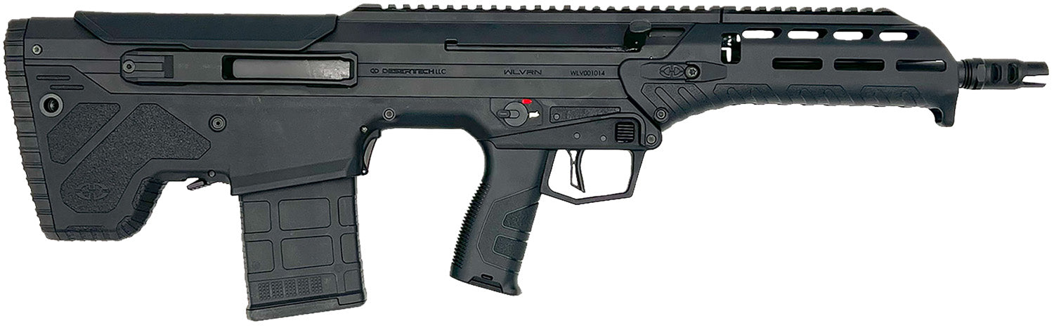 Desert Tech WLVRFA1620B WLVRN 308 Win/7.62 NATO 20+1 16" Black Steel Threaded Barrel, Black Hard Coat Anodized Picatinny Rail Aluminum Receiver, M-LOK Handguard, Black Polymer Chassis, Ambidextrous