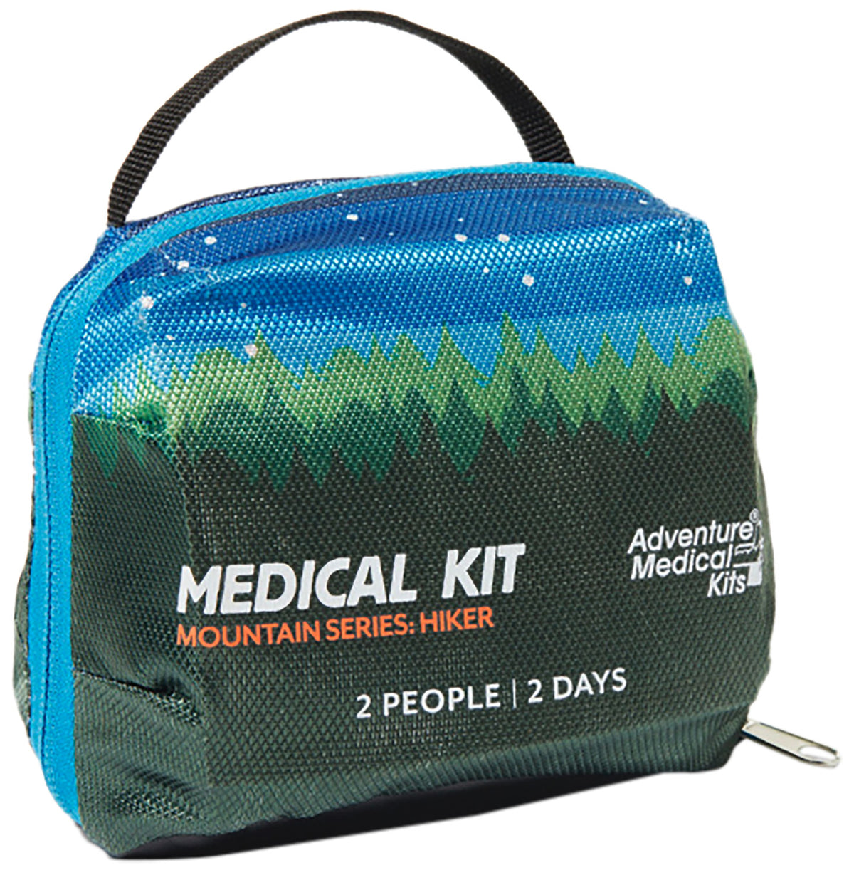 Adventure Medical Kits Mountain Hiker Medical Kit with Wilderness First Aid Manual - Orange/Blue