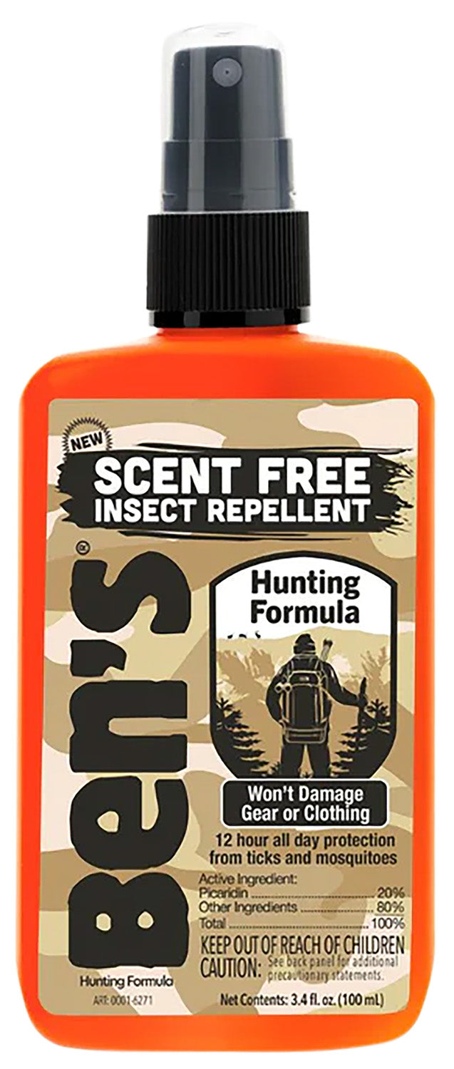 Adventure Medical Kits 00067366 Ben's Hunting Formula Unscented Insect Repellent 3.40oz Spray 12hr Protection