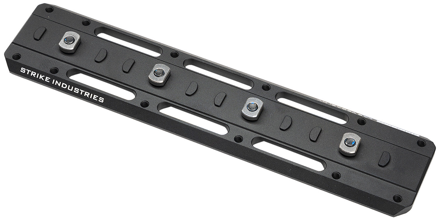 Strike Industries 6.8" M-LOK ARCA Rail Adapter Black Anodized Aluminum