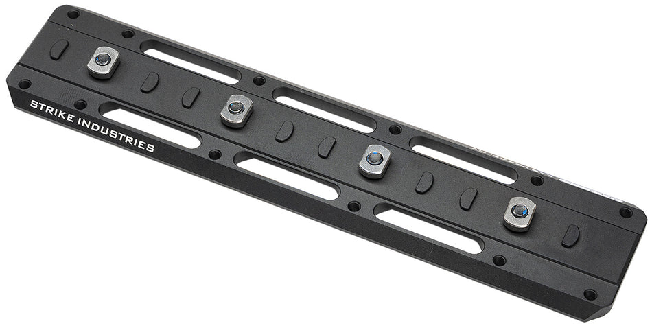 Strike Industries 6.8" M-LOK ARCA Rail Adapter Black Anodized Aluminum