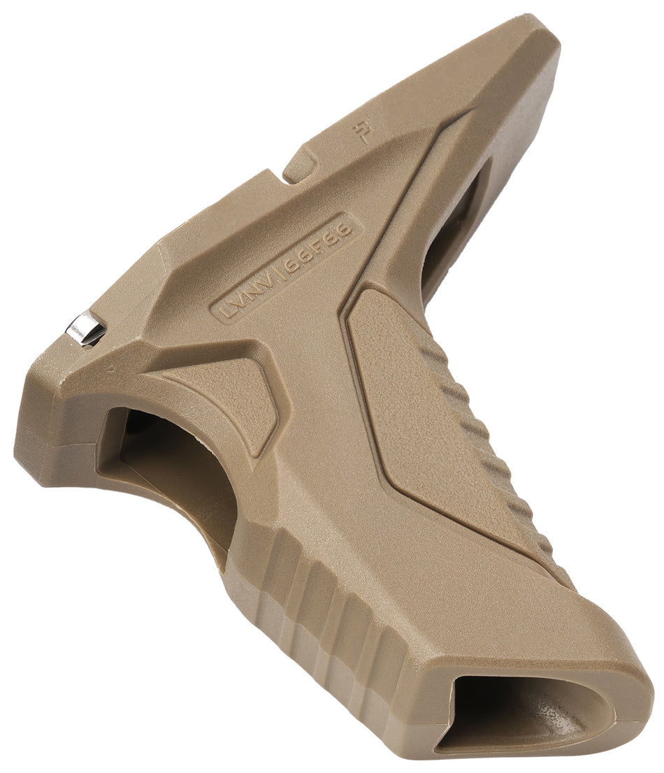 Strike Industries Angled HandStop with Cable Management FDE Polymer