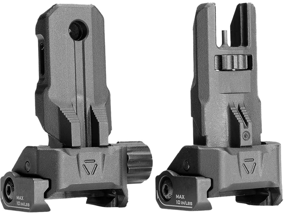 Strike Industries SPBUS Polymer Backup Iron Sights Folding for AR-15 Picatinny Rail