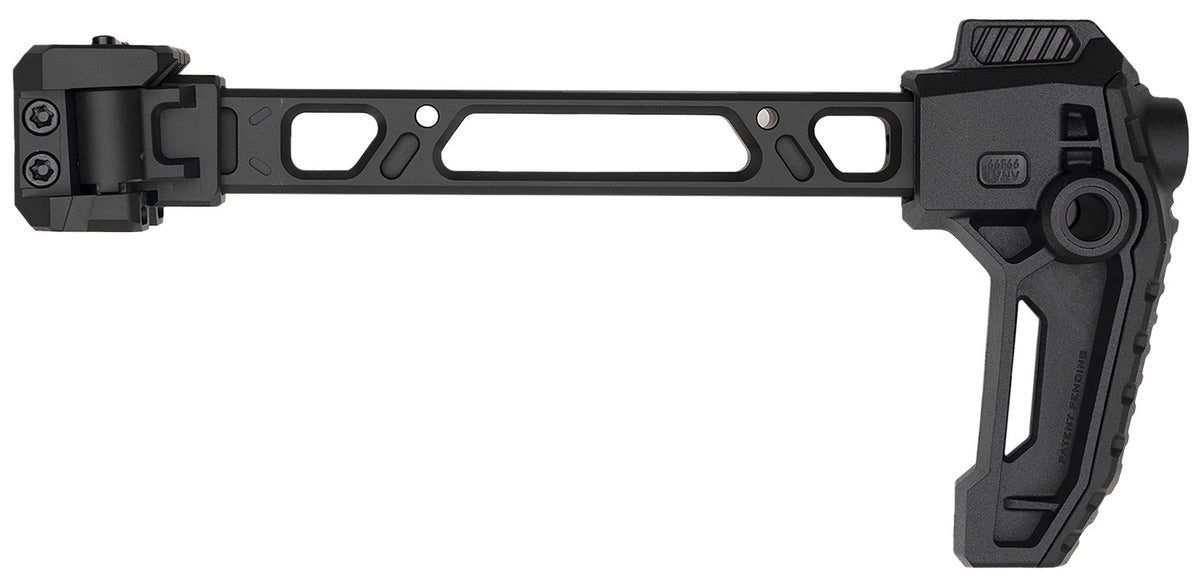 Strike Industries FSADUAL Dual Folding Stock and Brace Adapter Black 9.44" OAL 1913 Picatinny Mount