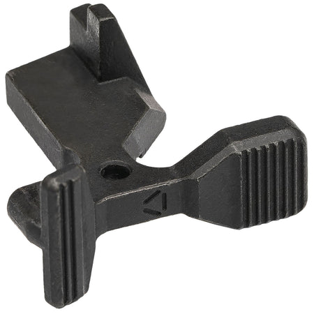 Strike Industries AR-10 Enhanced Bolt Catch Black 8620 Steel Wide Lower Lever