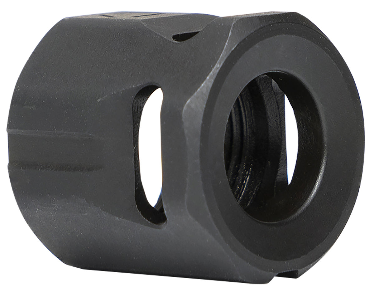 Strike Industries Micro Threaded Circle Compensator Black Steel 1/2x28 9mm/357 SIG