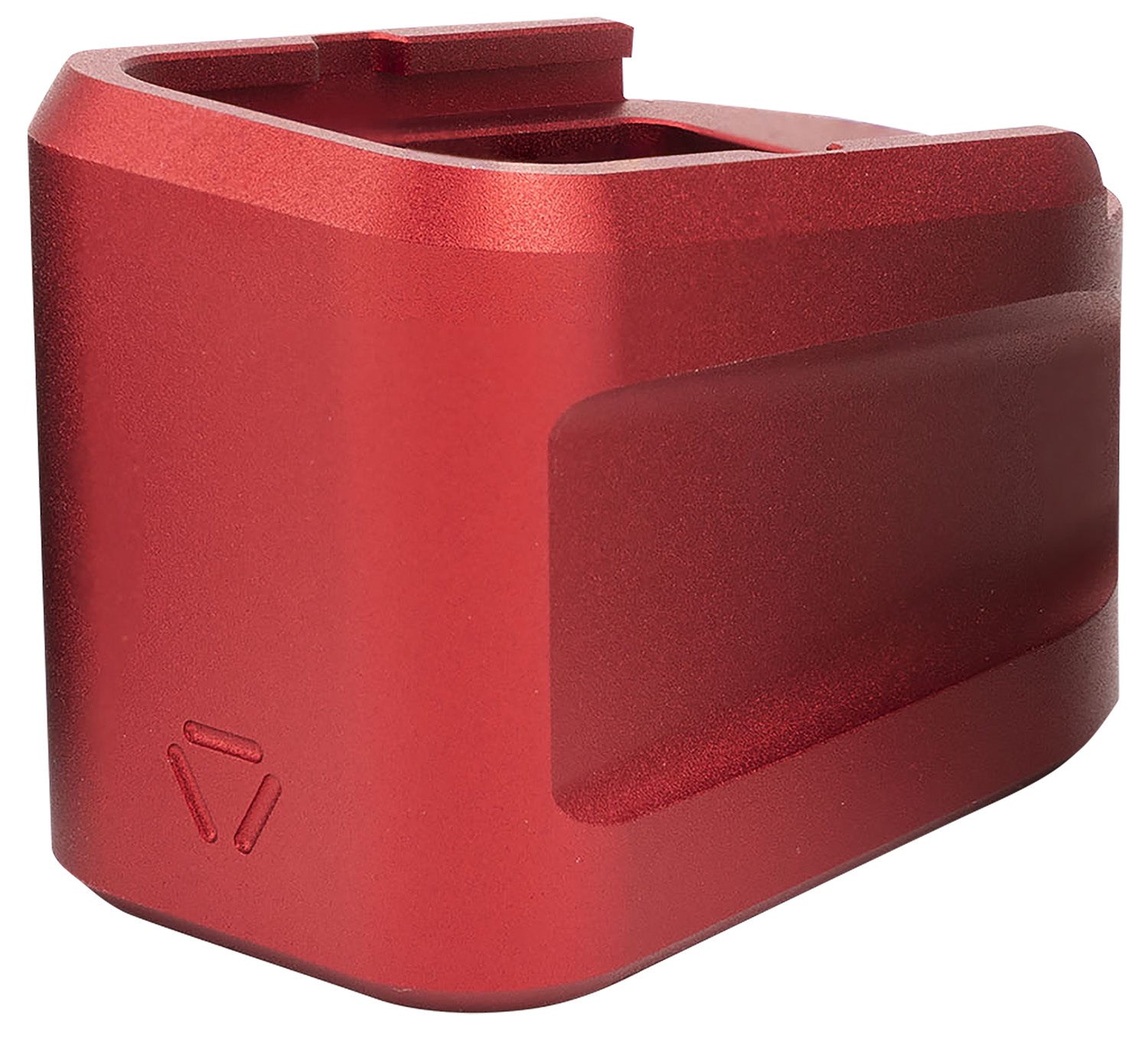 Strike Industries EMPALG19RED Aluminum Extended Mag Plate for Glock G19, Red 6061 T-6