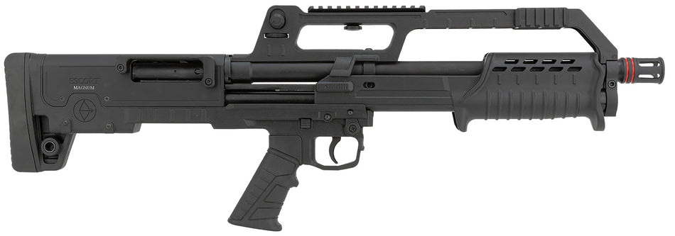 Escort HEBP20180001 BullTac PX 20 Gauge Pump 3" 5+1 18" Black Stainless Steel Barrel, Black Aluminum/Polymer Receiver w/Picatinny Rail, Black Bullpup Synthetic Stock, Black Grip