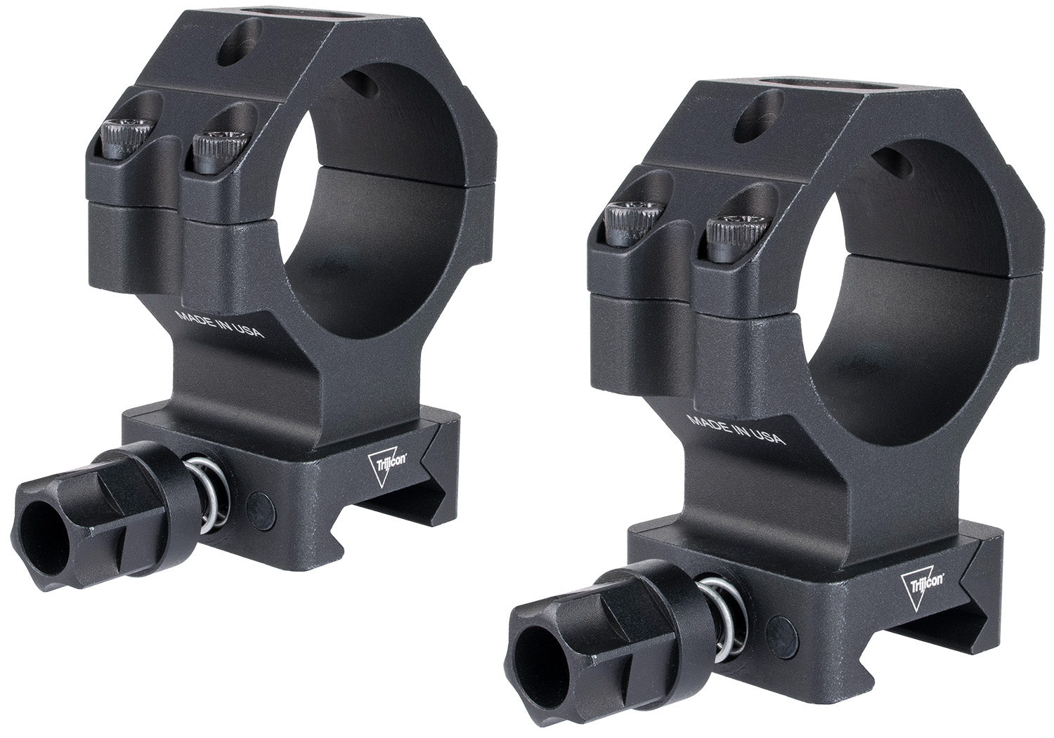 Trijicon AC22067 Q-LOC 30mm Extra High Matte Black Scope Rings Picatinny