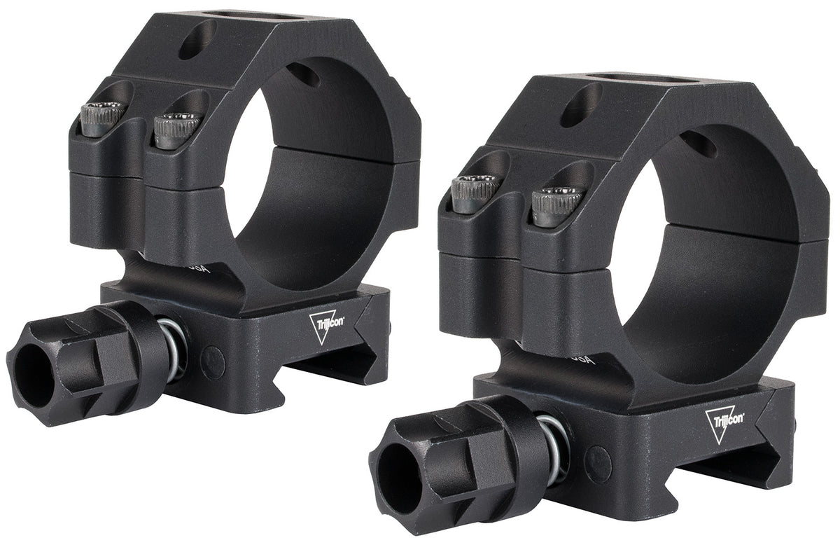 Trijicon AC22068 Q-LOC 34mm Low Matte Black Scope Rings for Picatinny Rail