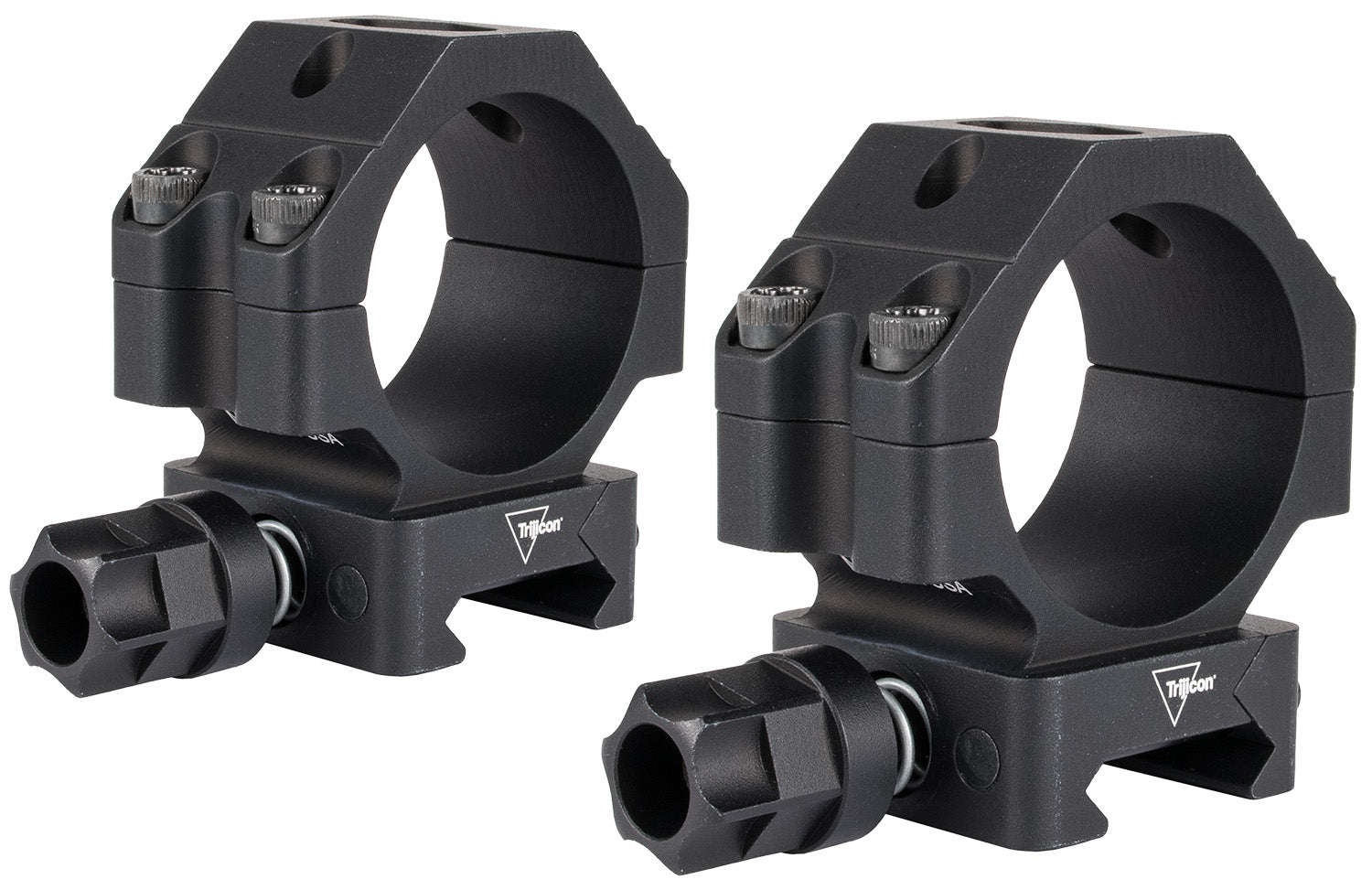 Trijicon AC22068 Q-LOC 34mm Low Matte Black Scope Rings for Picatinny Rail