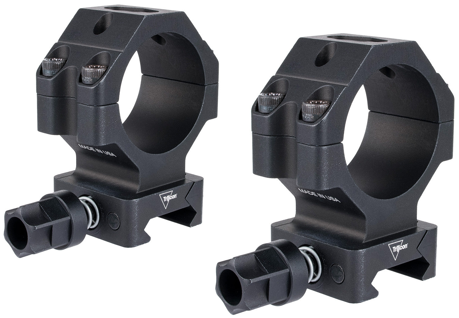 Trijicon AC22070 Q-LOC 34mm High Matte Black Scope Rings for Picatinny Rail