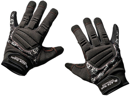 Black Rain Ordnance Tactical Gloves Black/Gray Medium Velcro Closure