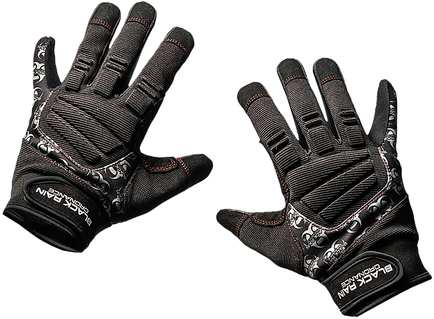 Black Rain Ordnance Tactical Gloves Black/Gray Large Velcro Closure