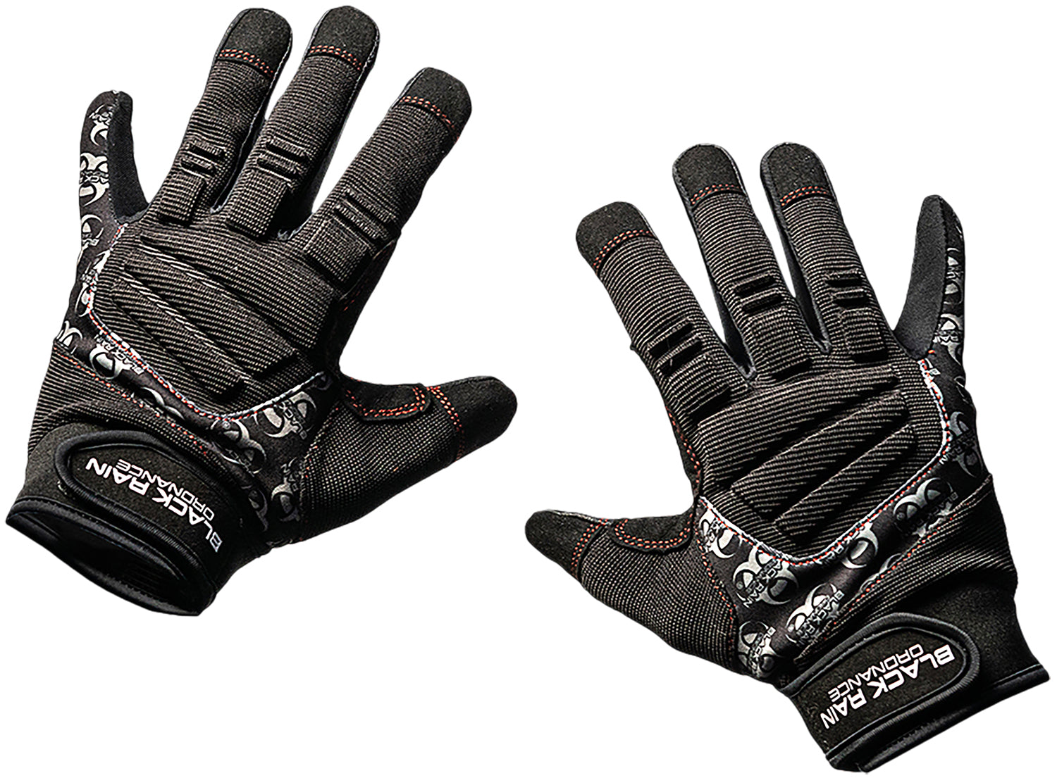 Black Rain Ordnance Tactical Gloves Black/Gray XL Velcro Closure