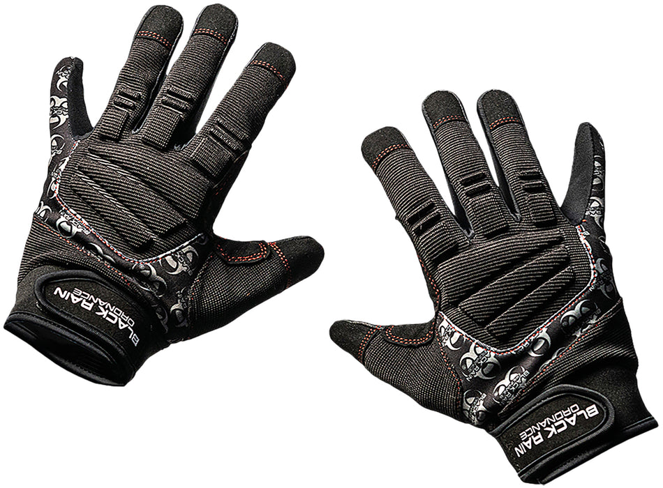 Black Rain Ordnance Tactical Gloves Black/Gray XL Velcro Closure