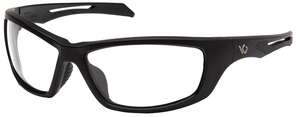 Pyramex VGSB1310T Howitzer Safety Glasses Clear Lens Black Frame