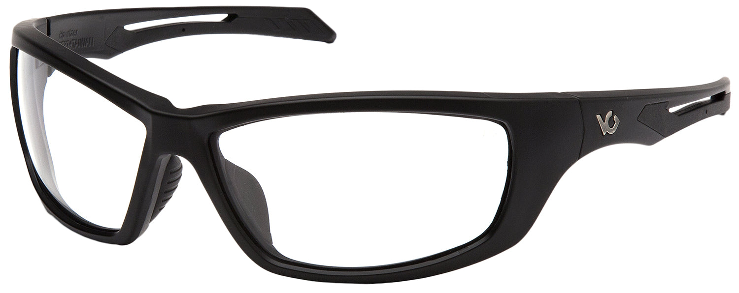 Pyramex VGSB1310T Howitzer Safety Glasses Clear Lens Black Frame
