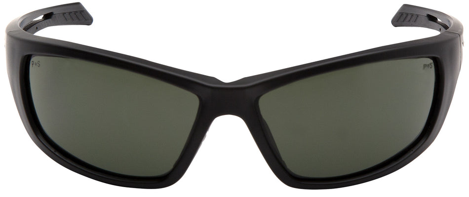 Pyramex Howitzer VGSB1322T Anti-Fog Shooting Glasses Forest Gray Lens Black Frame
