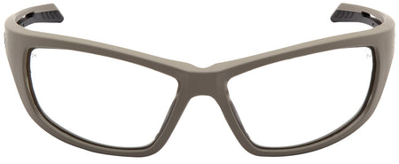 Pyramex Howitzer VGST1310T Anti-Fog Shooting Glasses Clear Lens Tan Frame