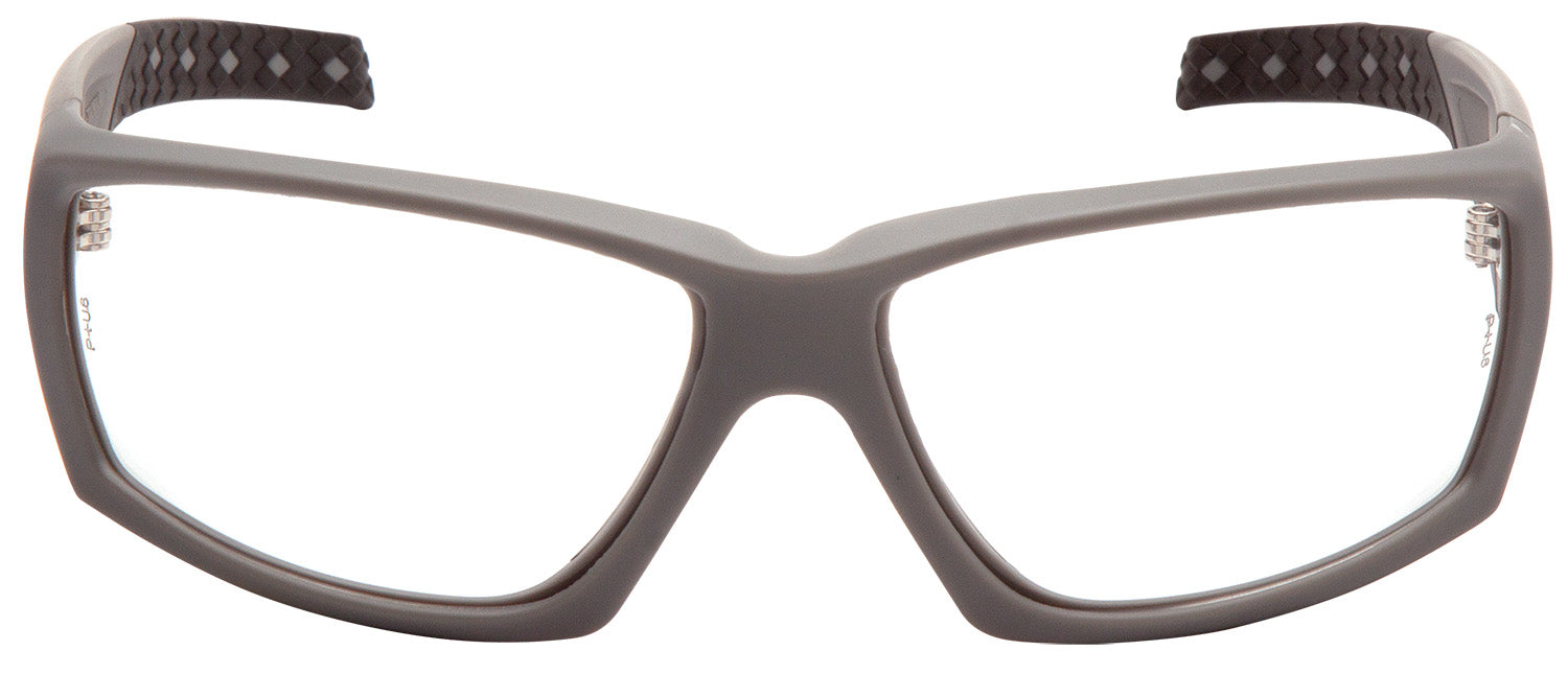 Pyramex OverWatch VGSUG710T Anti-Fog Shooting Glasses Clear Lens Urban Gray Frame