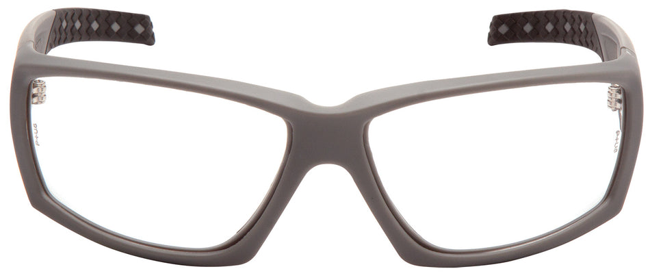 Pyramex OverWatch VGSUG710T Anti-Fog Shooting Glasses Clear Lens Urban Gray Frame