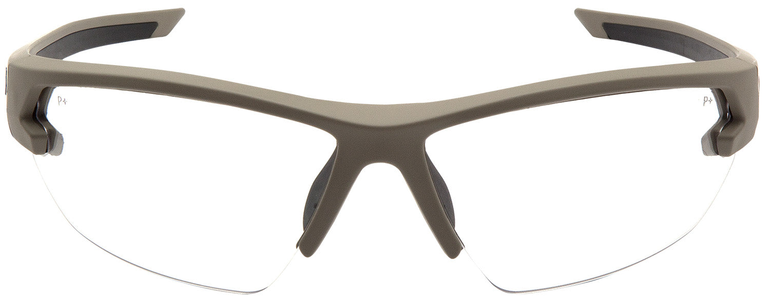 Pyramex Semtex 2.0 VGST1410T Anti-Fog Shooting Glasses Clear Lens Tan Frame