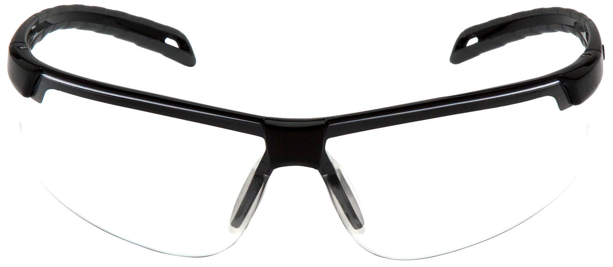 Pyramex Everlite PYSB8610DT Anti-Fog Shooting Glasses Clear Lens Black Frame