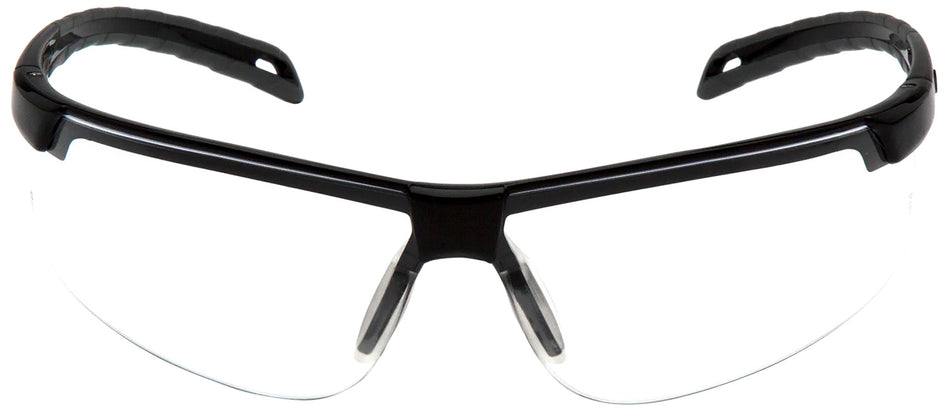 Pyramex Everlite PYSB8610DT Anti-Fog Shooting Glasses Clear Lens Black Frame