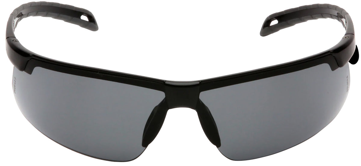 Pyramex Everlite PYSB8620DT Anti-Fog Shooting Glasses Gray Lens Black Frame