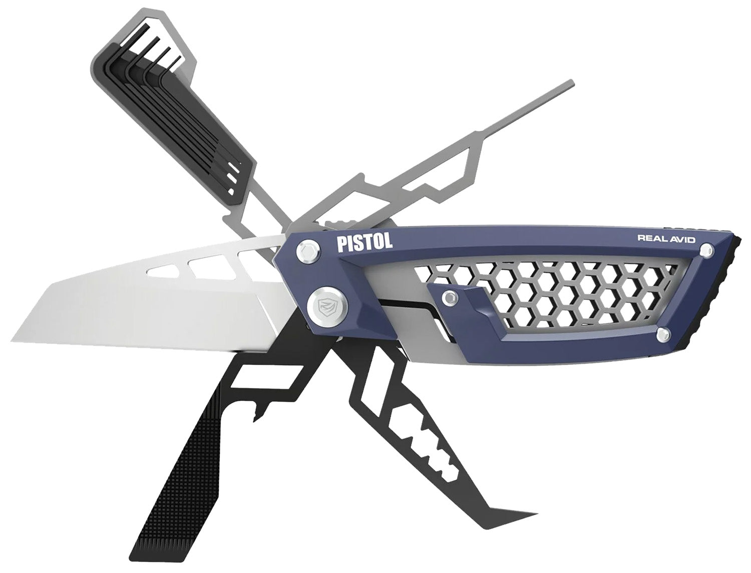 Real Avid AVGTEP Gun Tool Edge Pistol Multi-Tool Stainless Steel 2.60" Wharncliffe Blade