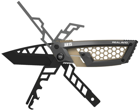 Real Avid AVGTEAR Gun Tool Edge AR-15 Stainless Steel 2.60" Tanto Blade Multi-Tool
