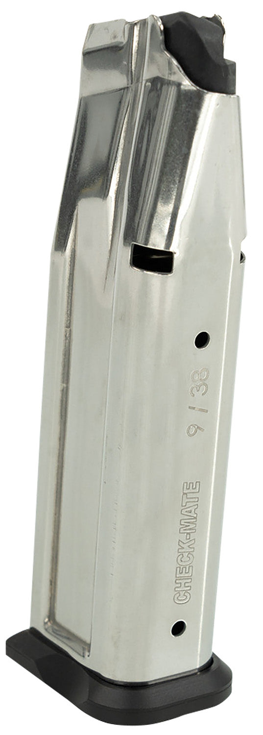 SDS Imports 80001507 Checkmate 1911 Double Stack 17-Round 9mm Magazine Chrome