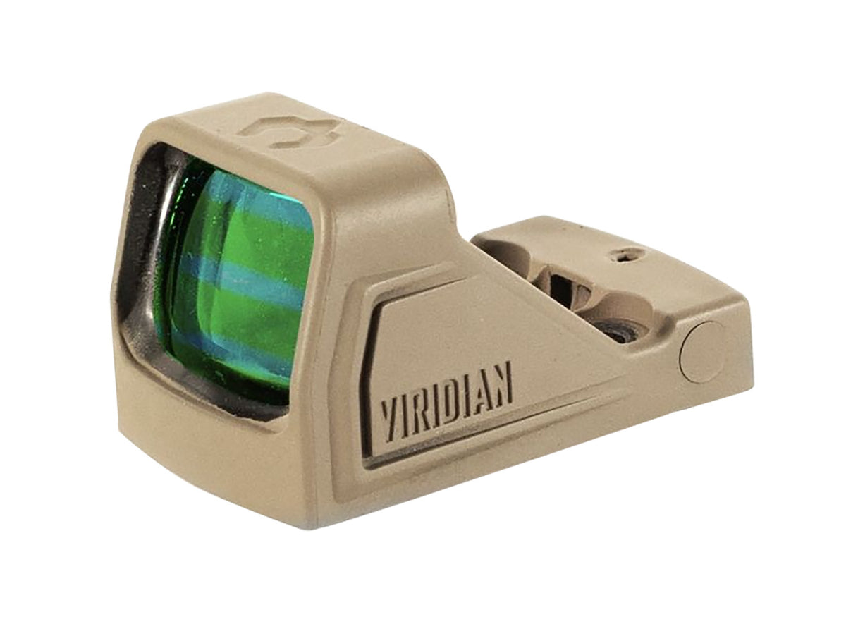 Viridian 9810142 RFX11 Flat Dark Earth 1x16x22mm 3 MOA Green Dot Reflex Sight