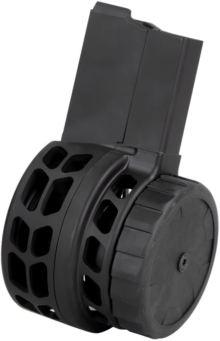 Warrior Systems W15ABSK1 Skeletonized AR-15 50rd 5.56x45mm Rifle Magazine Armor Black Aluminum