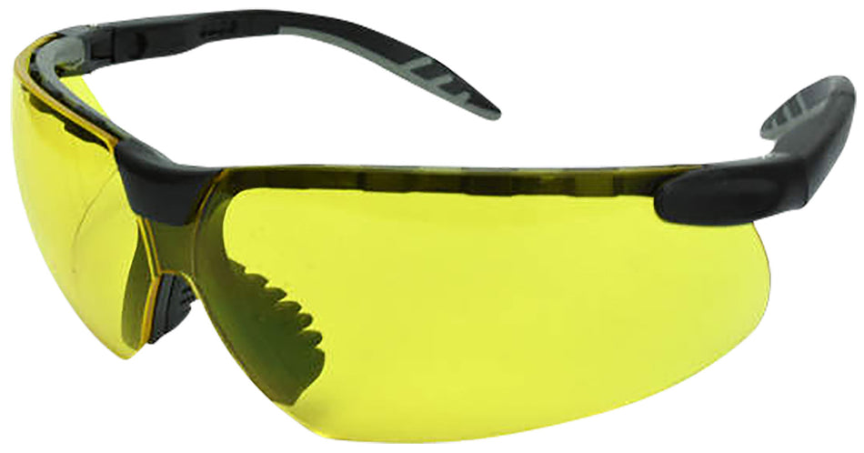 Radians CSB10541CS Ballistic Shooting Glasses Amber Lens Black Frame