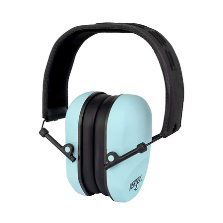 Radians VXP820BX Vertex Passive Earmuff 23 dB Over-the-Head Aqua Blue/Black