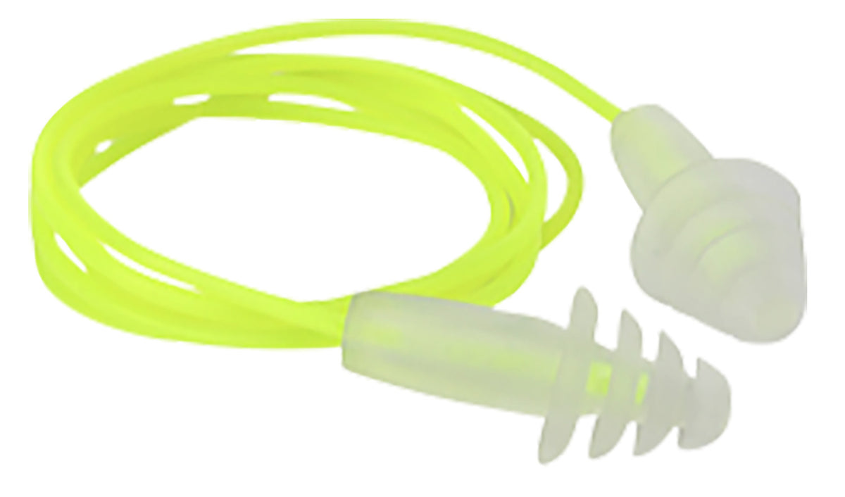 Radians FP43HVBP3 Resistor Flanged Earplugs 27 dB Thermoplastic Yellow/Clear 3 Pair