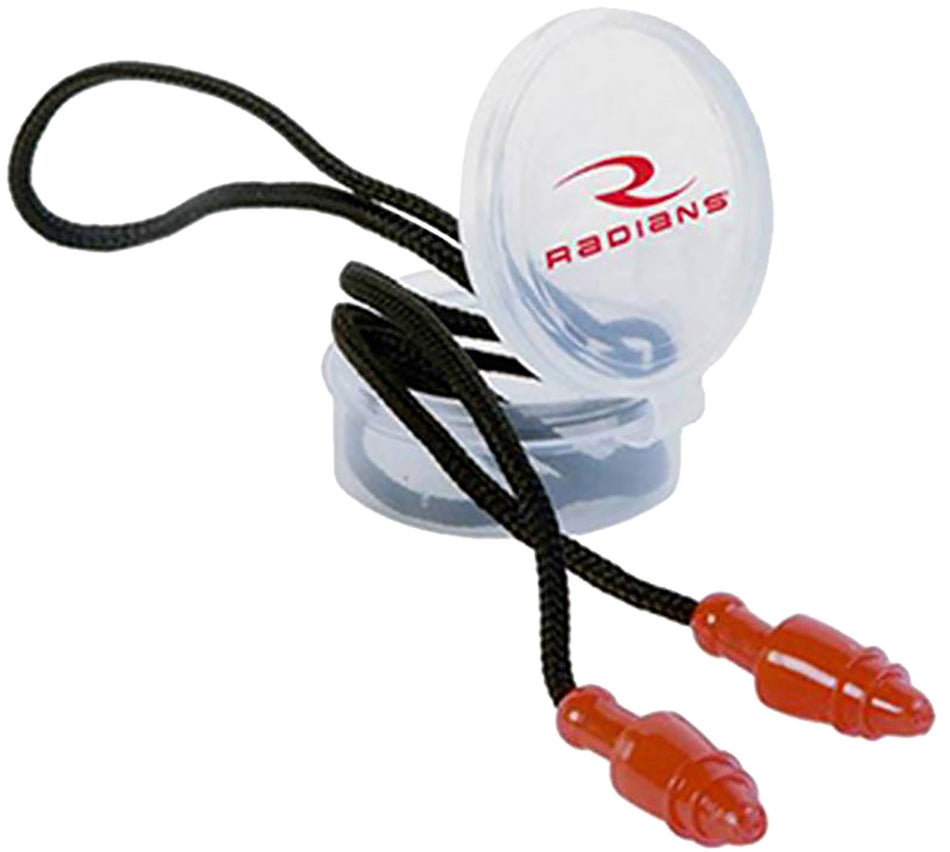 Radians JP3150RD/50 SnugPlugs Earplugs 28 dB In-Ear Black/Red 50 Pair