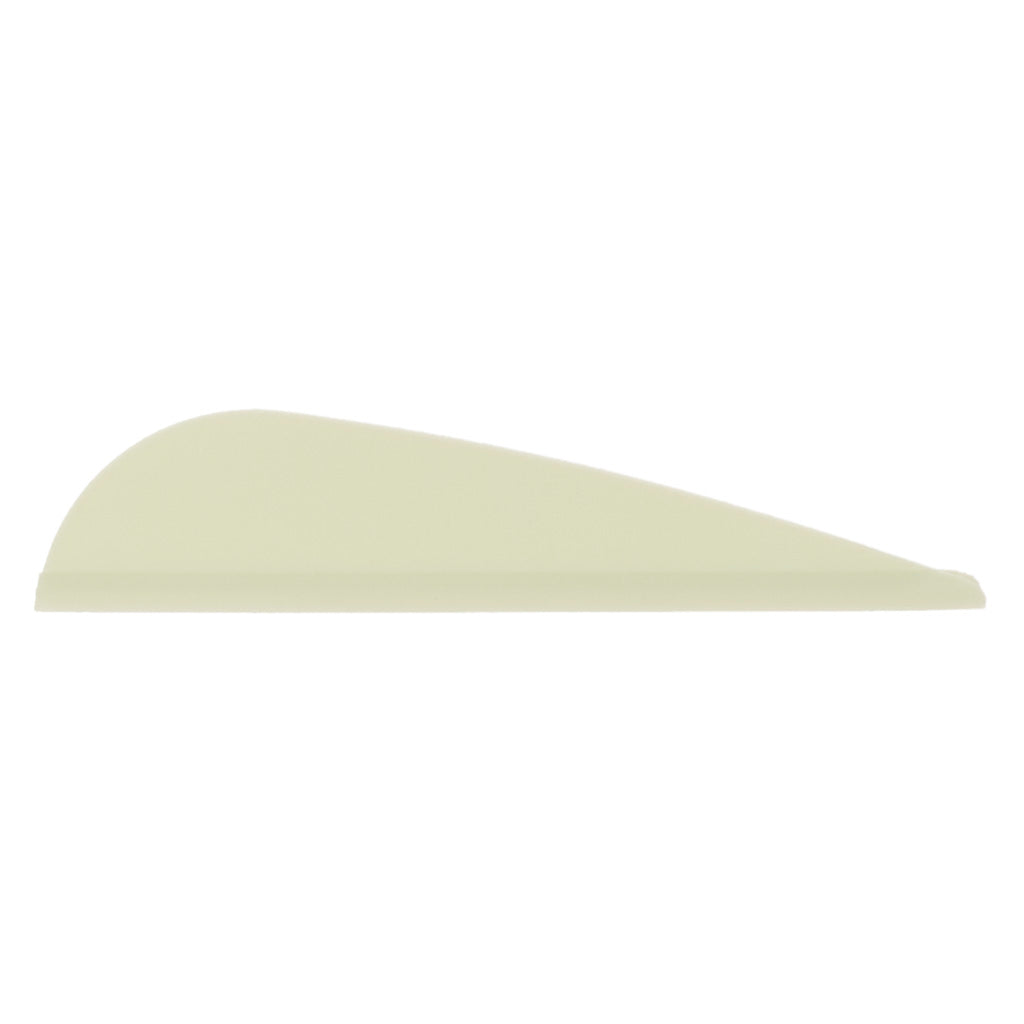 AAE Elite Plastifletch Arrow Vanes White 1.75 in. 100 pk.