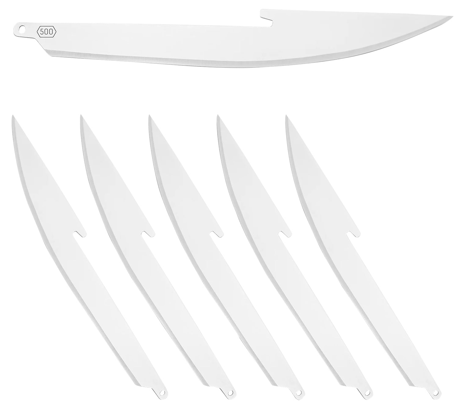 Outdoor Edge RR506 RazorSafe 500 Boning/Fillet 5" 420J2 SS Replacement Blades – 6-Pack