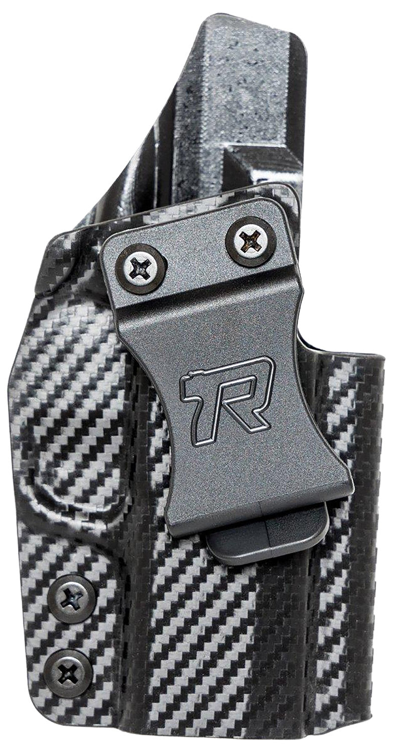 Rounded Gear Kydex IWB Holster Black Fits Glock 43 Belt Clip Right Hand Adjustable Cant
