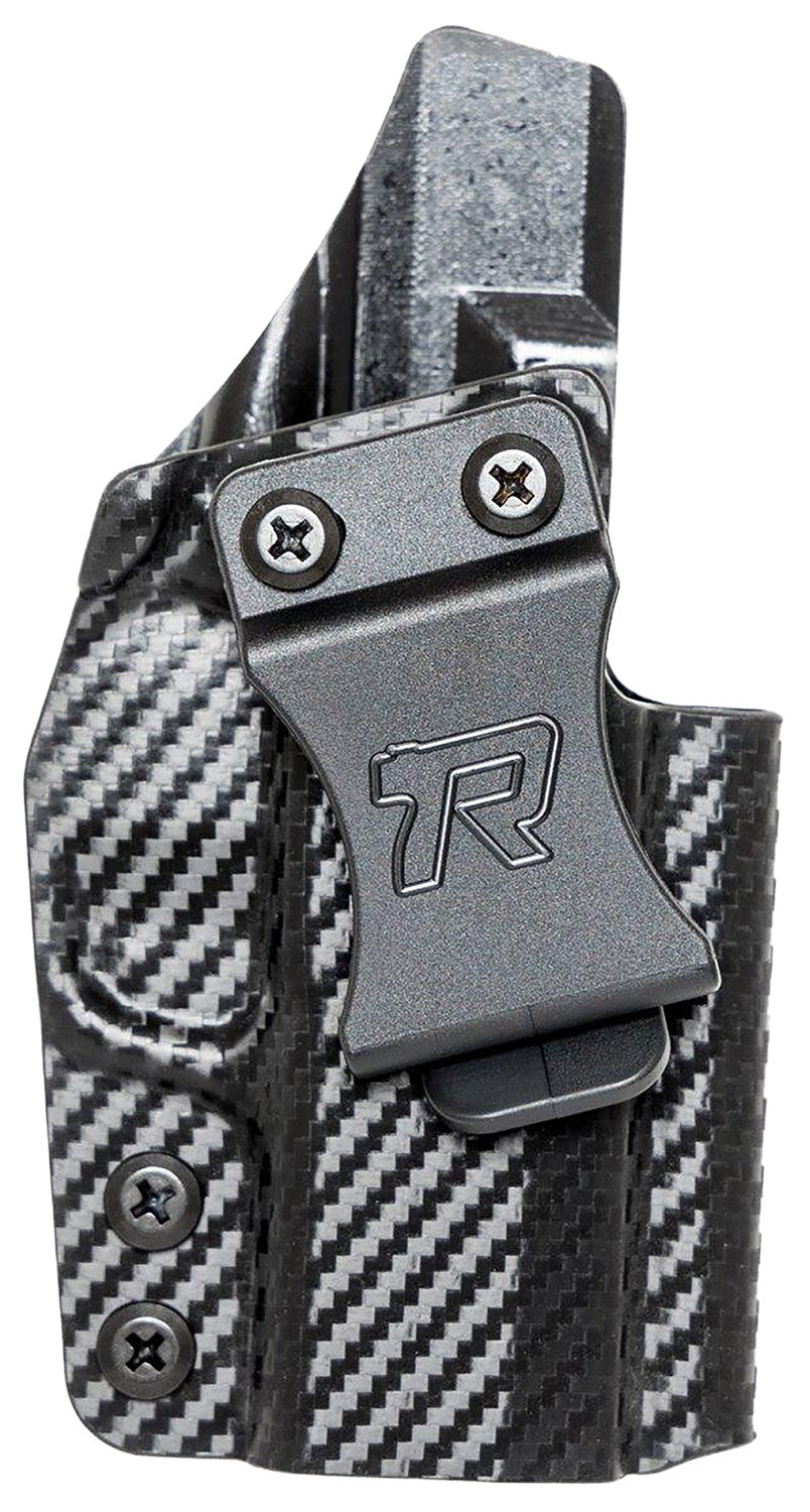 Rounded Gear Kydex IWB Holster Black Fits Sig P365 Belt Clip Right Hand Adjustable Cant
