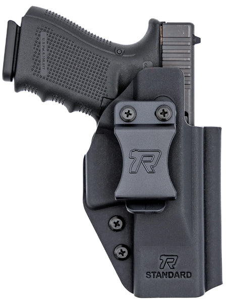 Rounded Gear Universal Kydex IWB Holster for Standard Sized Handguns Black Right Hand