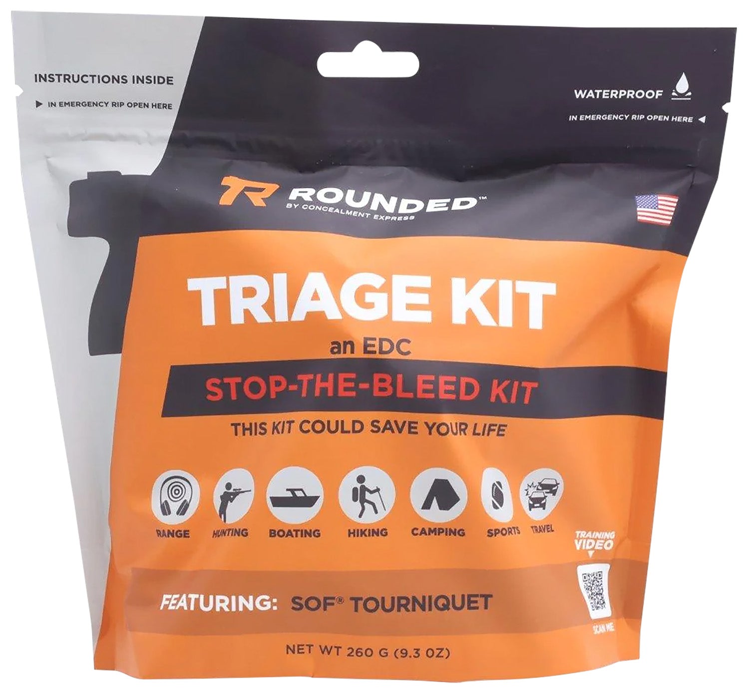 Rounded Gear Range Triage Kit - EDC Safety & First Aid for Range Bags