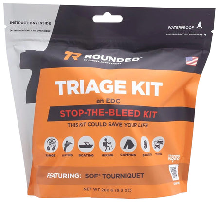 Rounded Gear Range Triage Kit - EDC Safety & First Aid for Range Bags