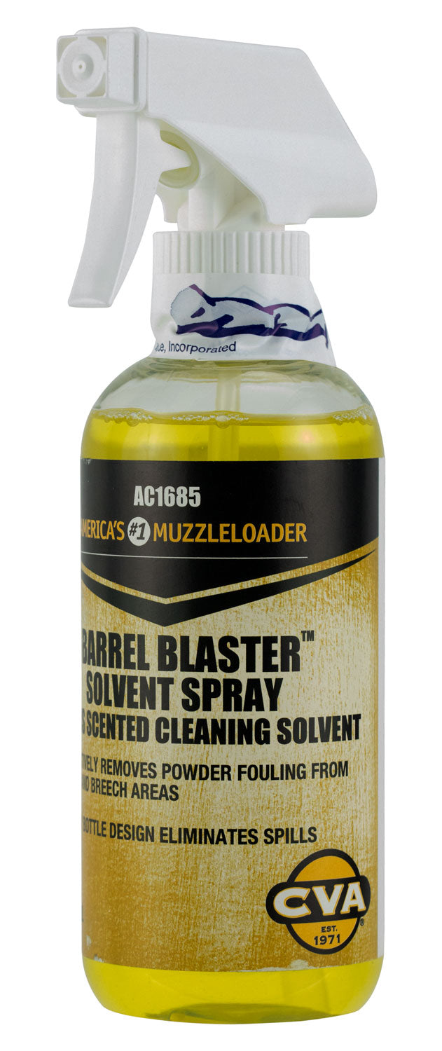CVA AC1685 Barrel Blaster Black Powder Solvent 12 oz Trigger Spray Removes Fouling