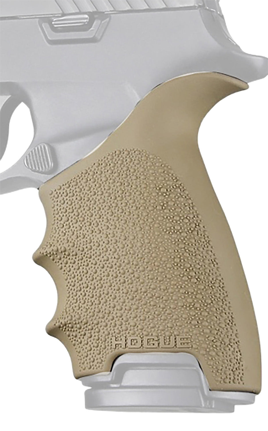 Hogue 17603 HandAll Beavertail Flat Dark Earth Rubber Grip Sleeve for Sig Sauer P320 Full Size