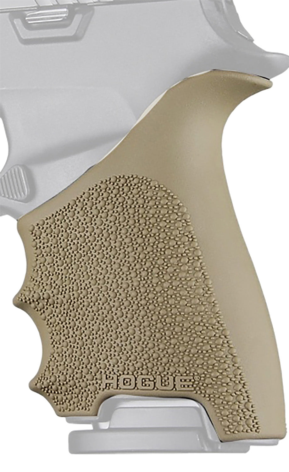Hogue 17613 HandAll Beavertail Flat Dark Earth Rubber Grip Sleeve for Sig Sauer P320 Compact