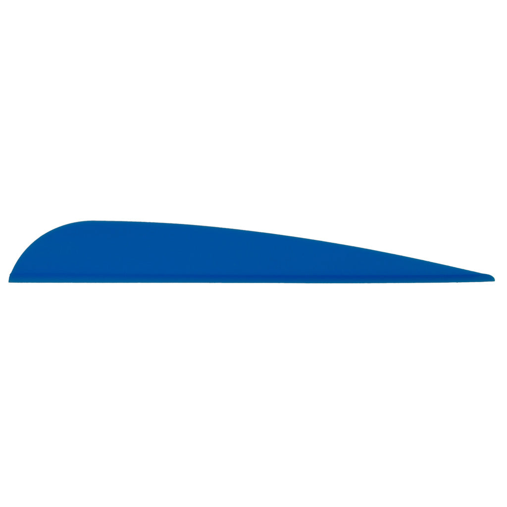 AAE Elite Plastifletch Arrow Vanes Blue 3.875 in. 100 pk.